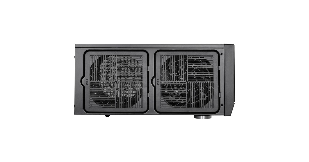 SilverStoneSST-GD09B-C HTPC behuizing  (Zwart | 1x USB-A | 1x USB-C)