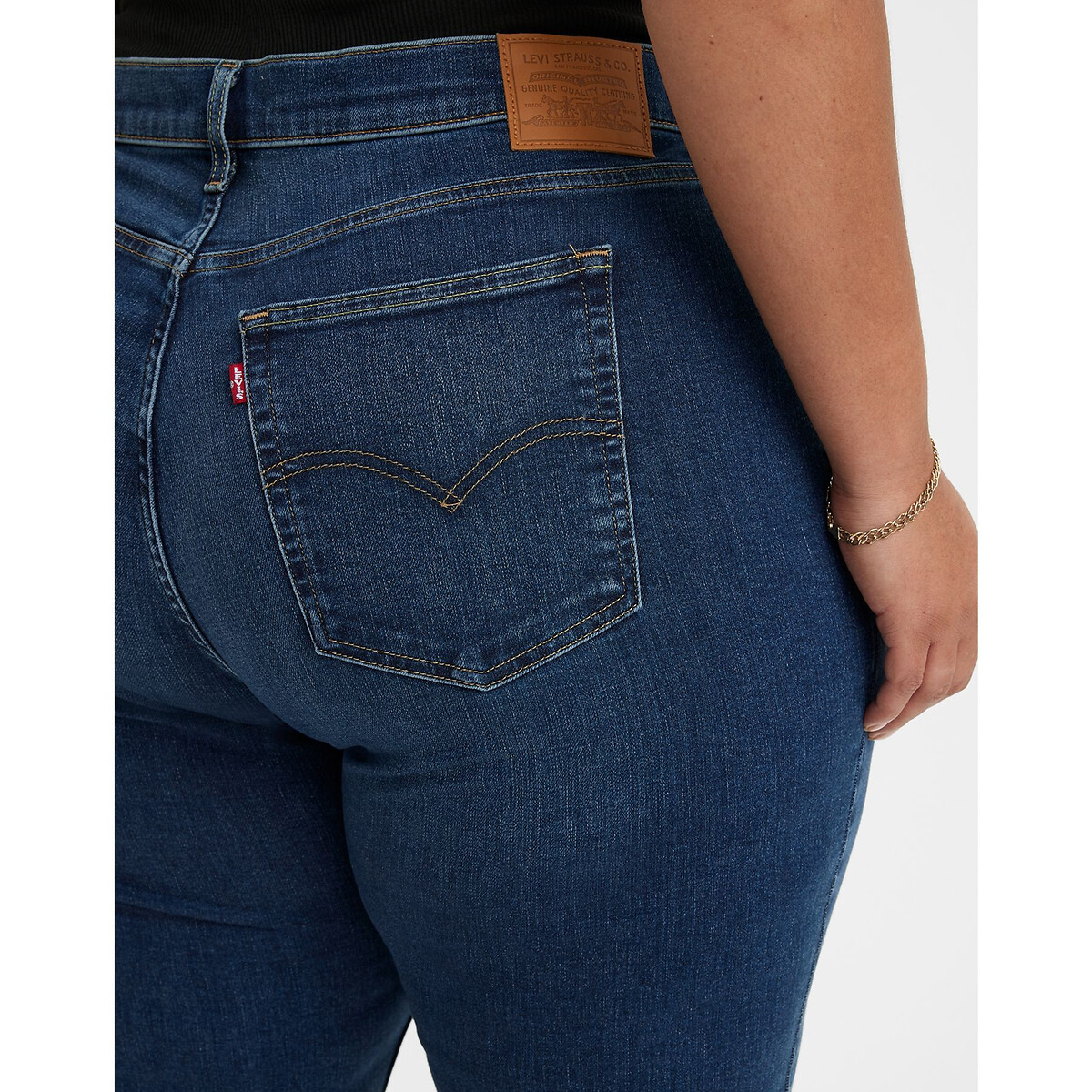 Calça Jeans Levi's Plus 721 Skinny de Cintura Alta, Levi's Plus