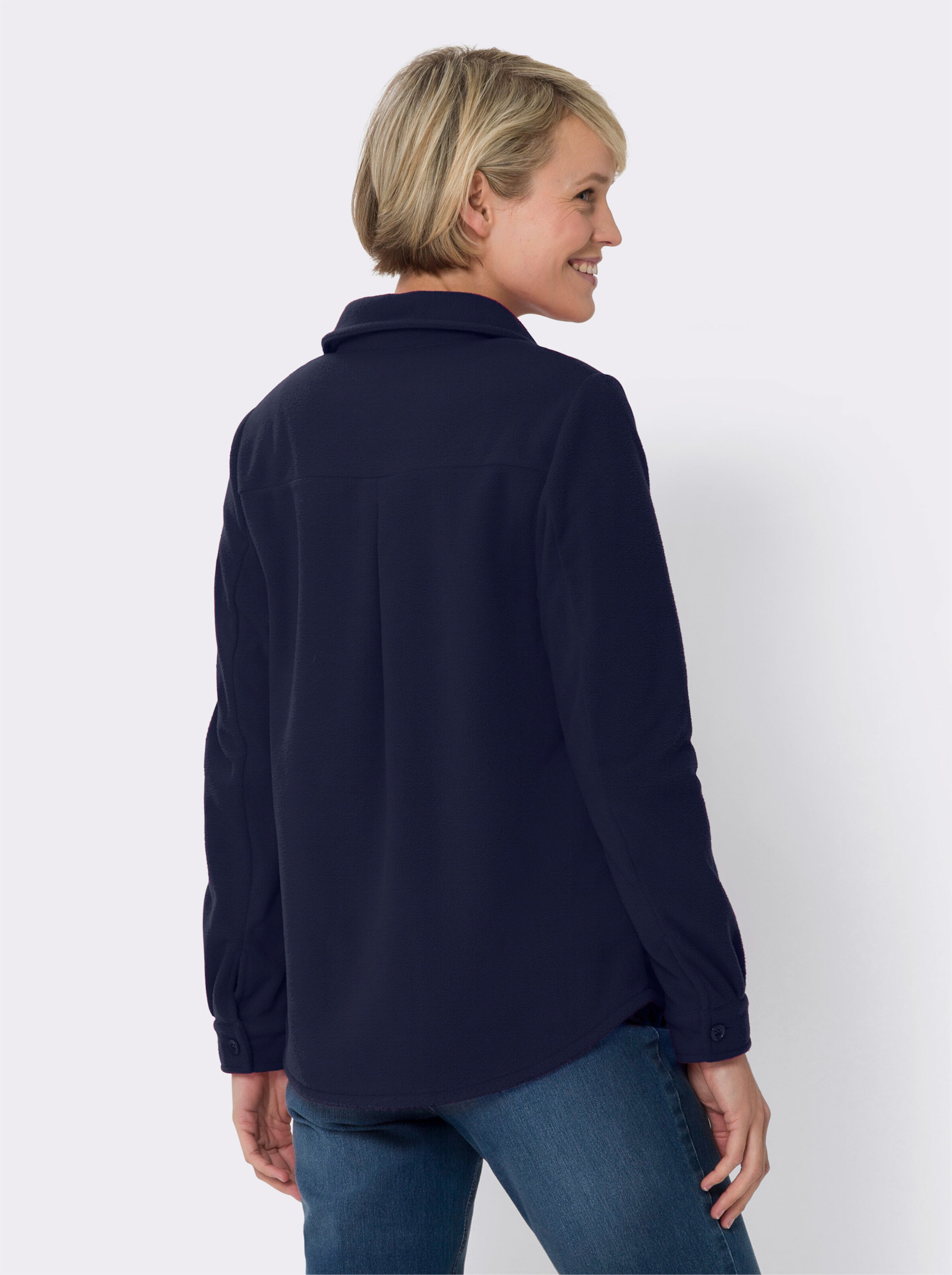 Fleece-Bluse