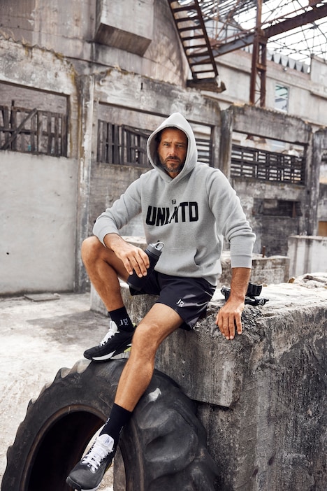 JAY-PI Hoodie, Fitness, Sweat, Kapuze, Flock-Print
