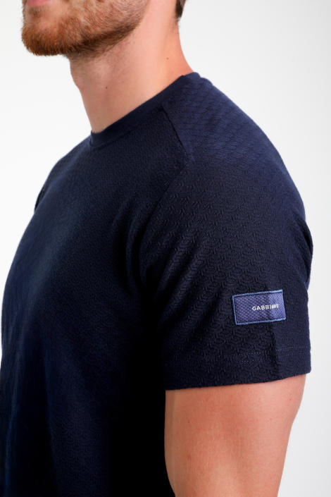 Gabbiano blauwe heren t-shirt