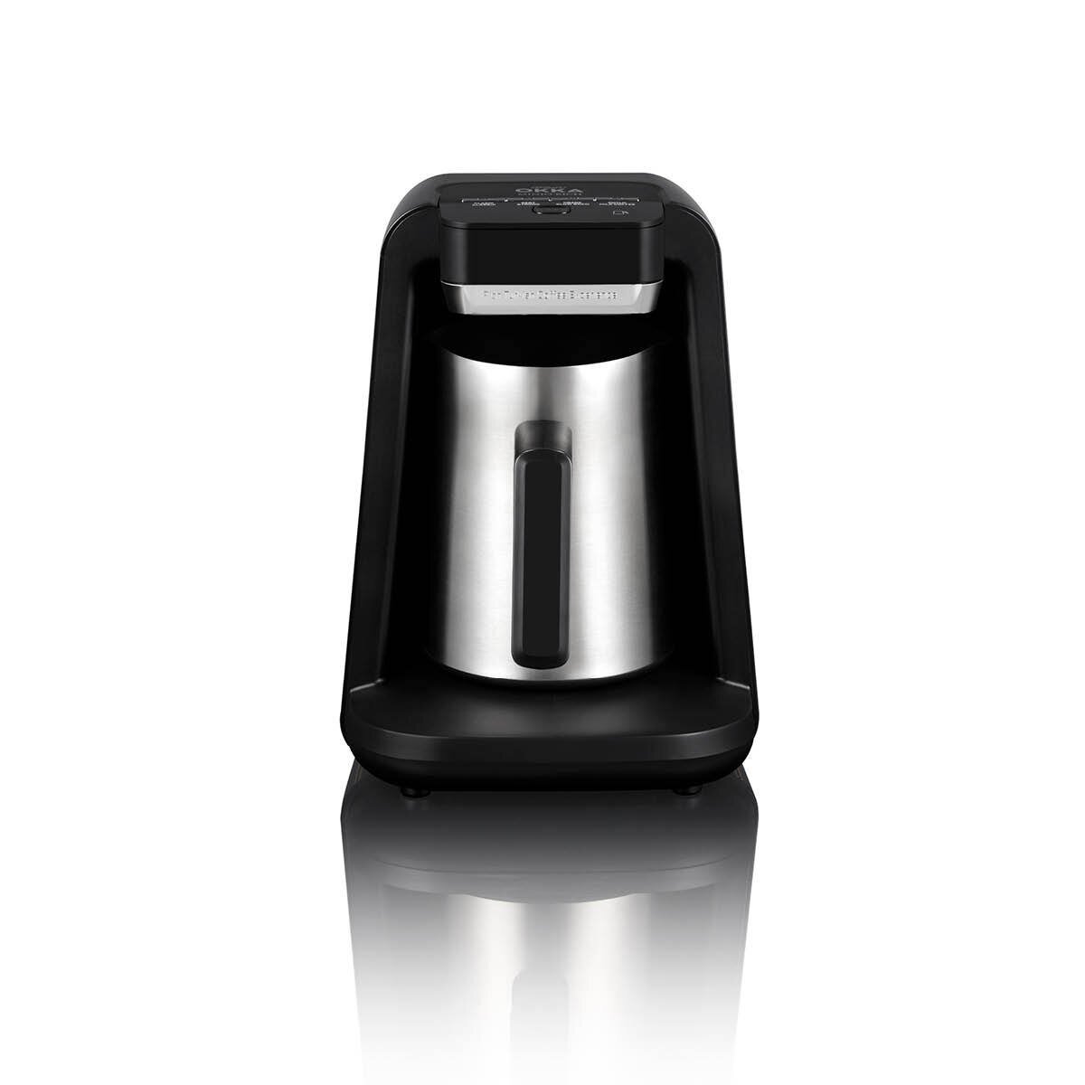 Arzum Türkische Kaffeemaschine, Kaffeekanne Edelstahl 700W Silber