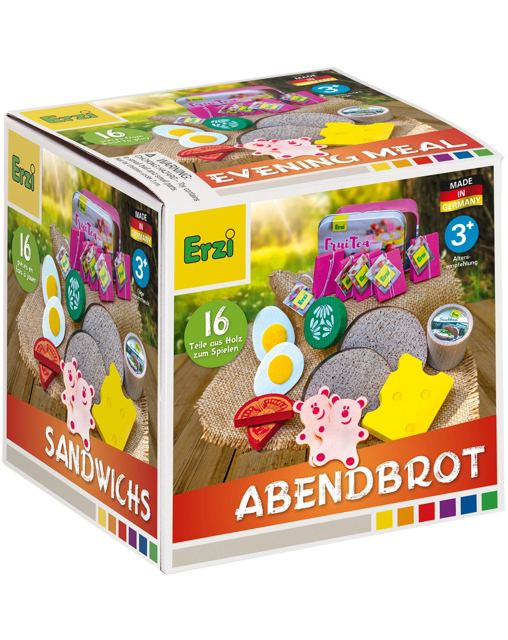 Kaufladenzubehör ABENDBROT 16-teilig