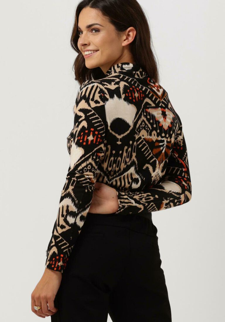 SUMMUM multi summum trui top ikat on wool blend