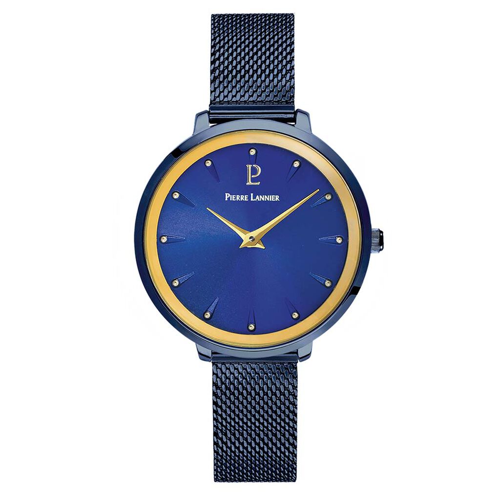 Montre Pierre Lannier Asteroide Bleu