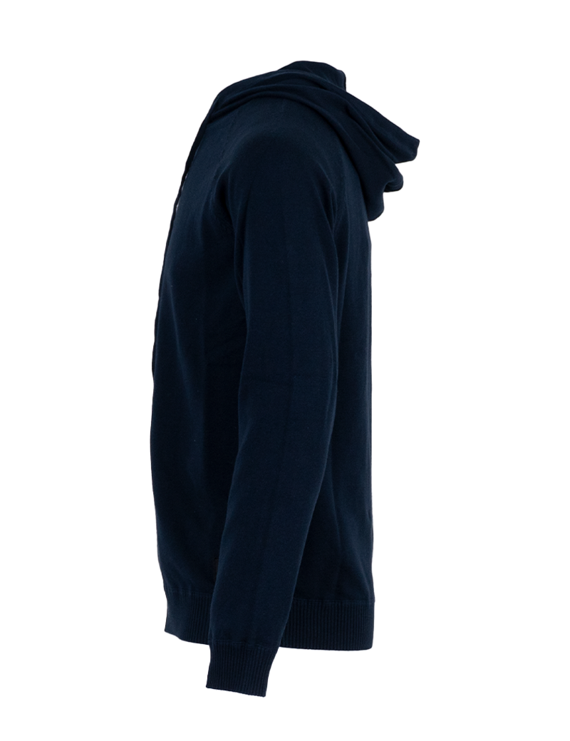 PETROL IND PULL CAPUCHE MAILLE FINE HOMME MARINE