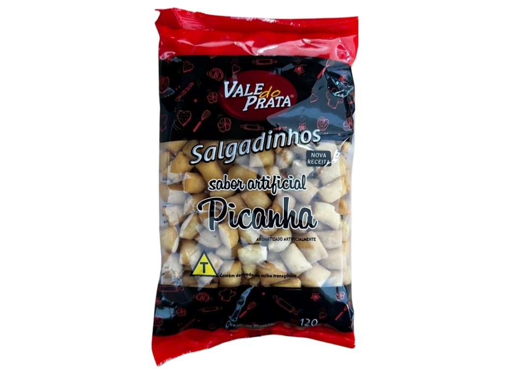 SALGADINHOS VALE DO PRATA SABOR PICANHA 120 G