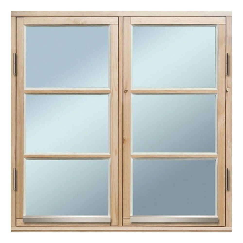 VINDU SIDEHENGT 10X10 2-LUFT UBEHANDLET 1+1 S20