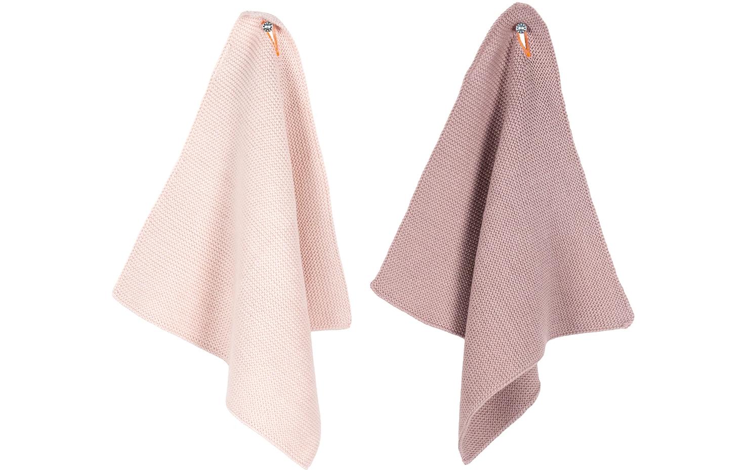Reinigungstuch Monte 2er Set, 25 x 25 cm, PinkPutzlappen-Set für gründliche Reinigung