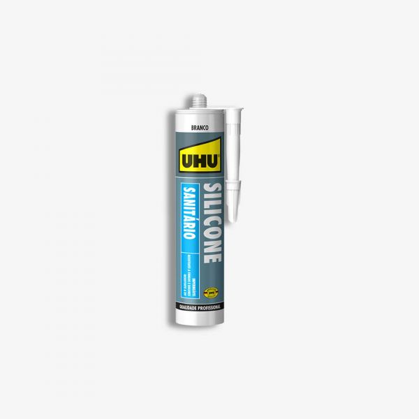 UHU Pro Silicone Sanitário 280ml Branco