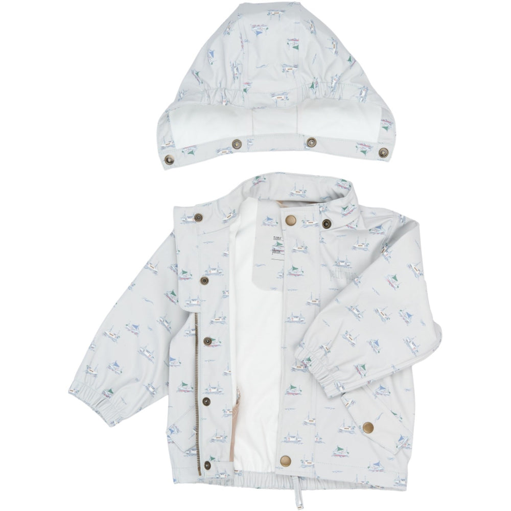 Køb Petit Piao Pearl Blue Boat AOP PPDai Regntøj Sæt