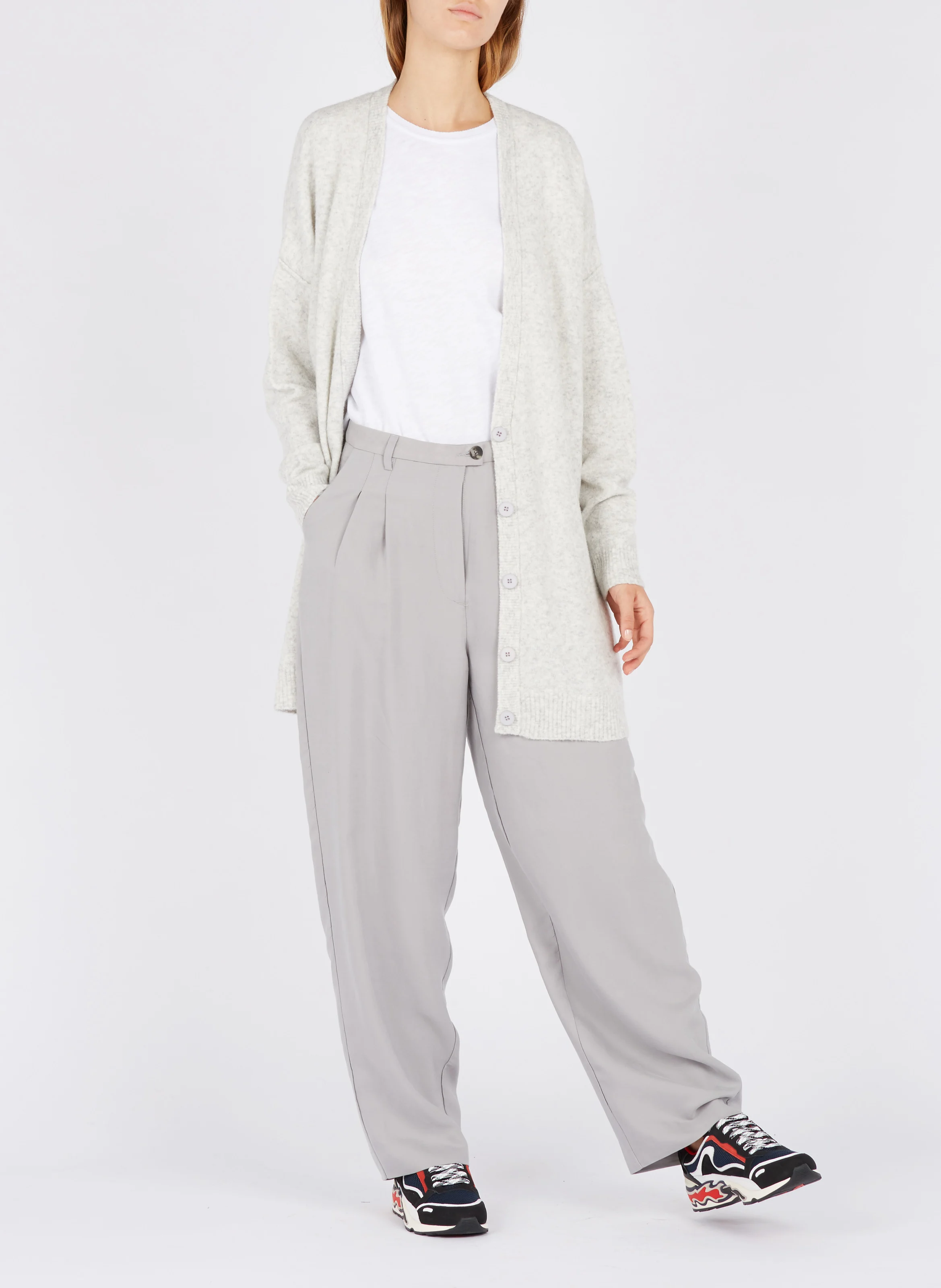 SONOMA - Tee-shirt col rond loose en coton | Blanc