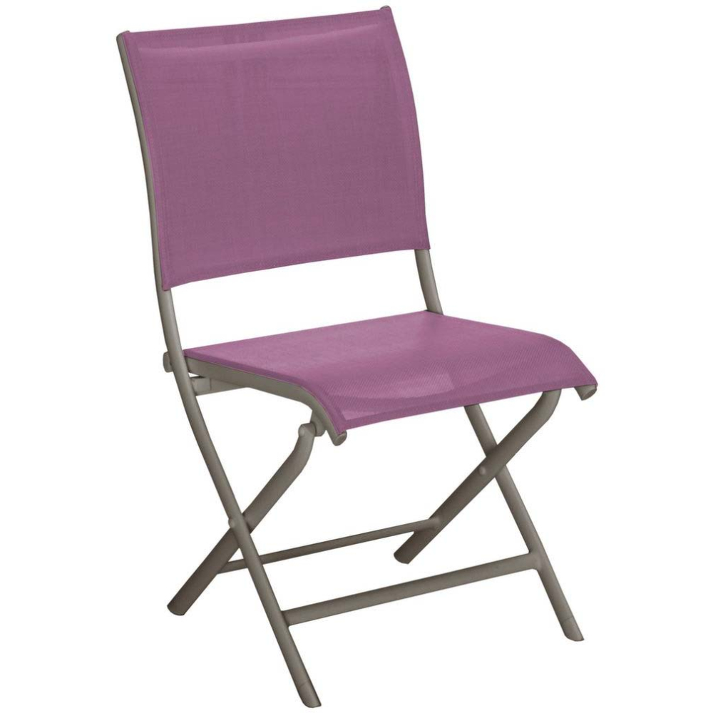 Chaise jardin pliante en aluminium thema