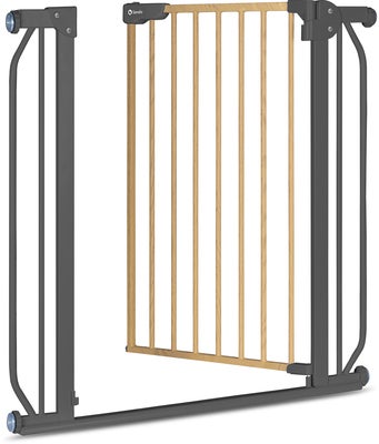 Lionelo Truus Slim Sikkerhetsgrind, Grey Graphite/Natural