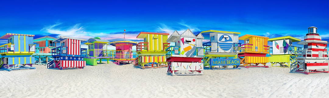 Miami Lifeguard Towers by Andrew Soria - Limited Edition. Edition of: 150. Signed.