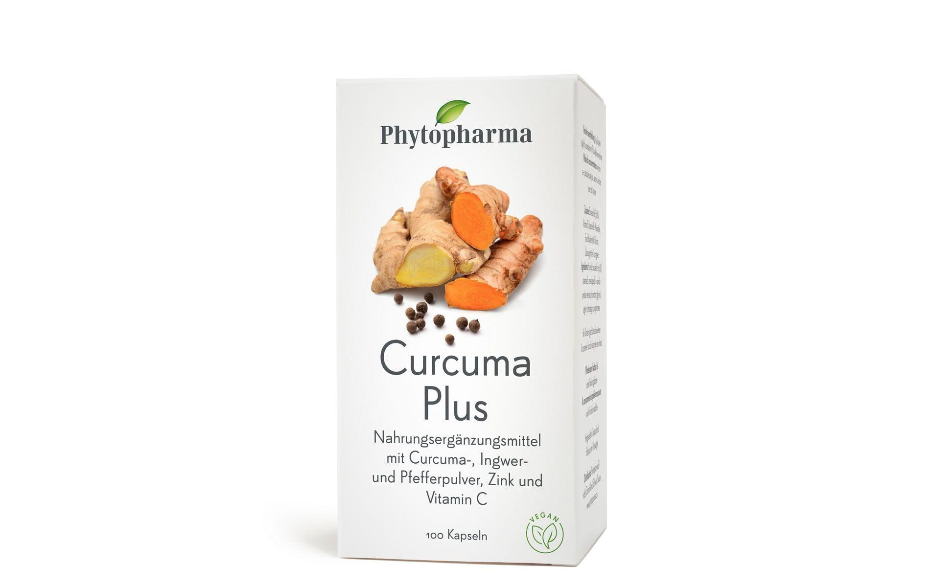 Curcuma Plus 100 KapselnVegane Nahrungsergänzung mit Curcuma
