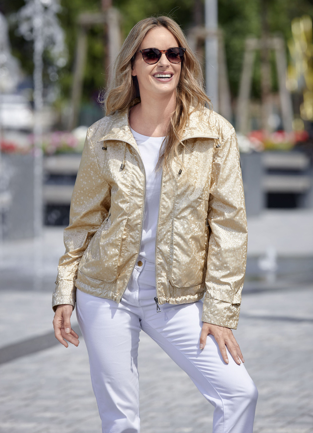 Jacke aus PU beschichtetem Gewebe