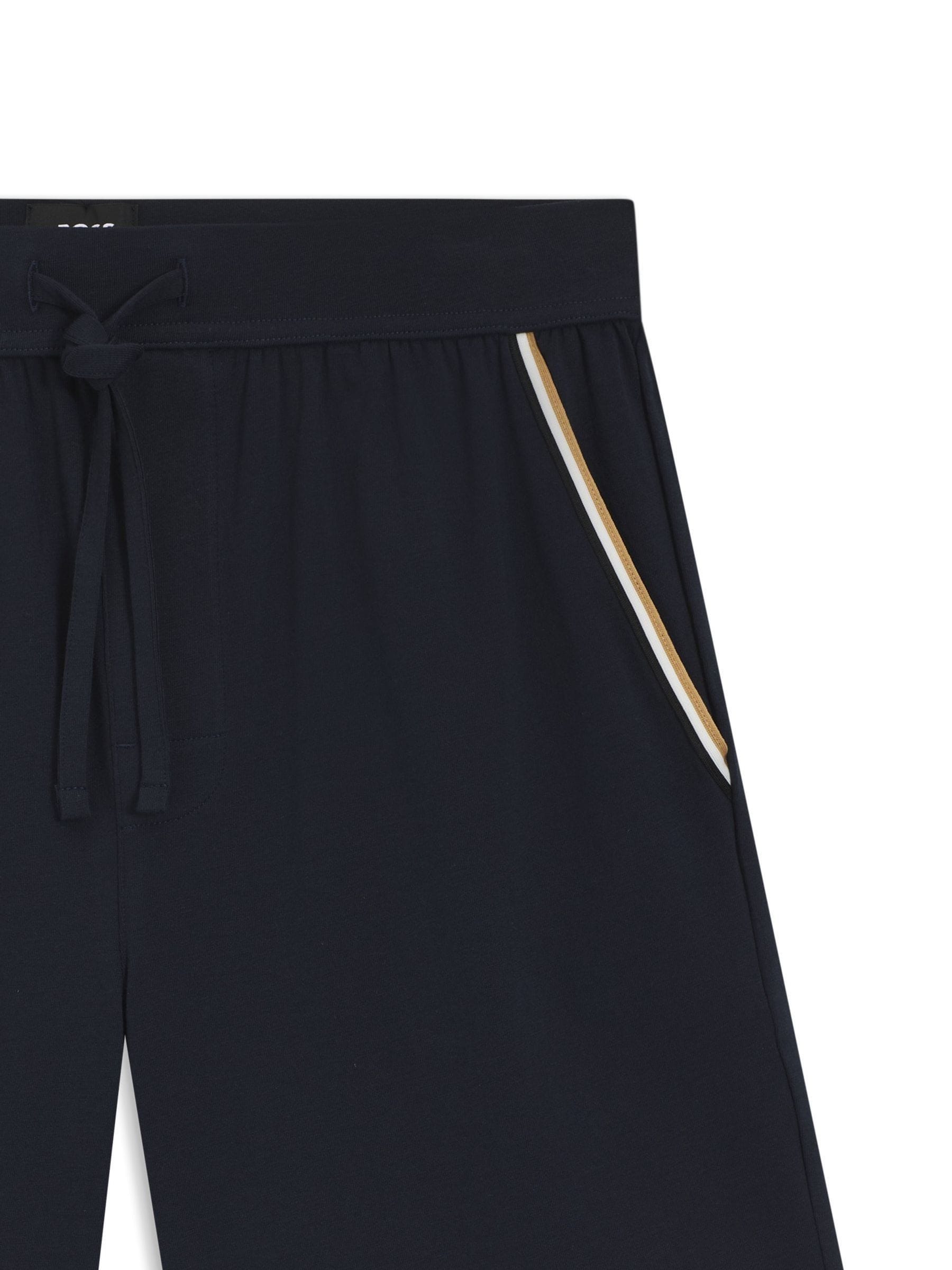 Blauw - BOSS Unique short met logo