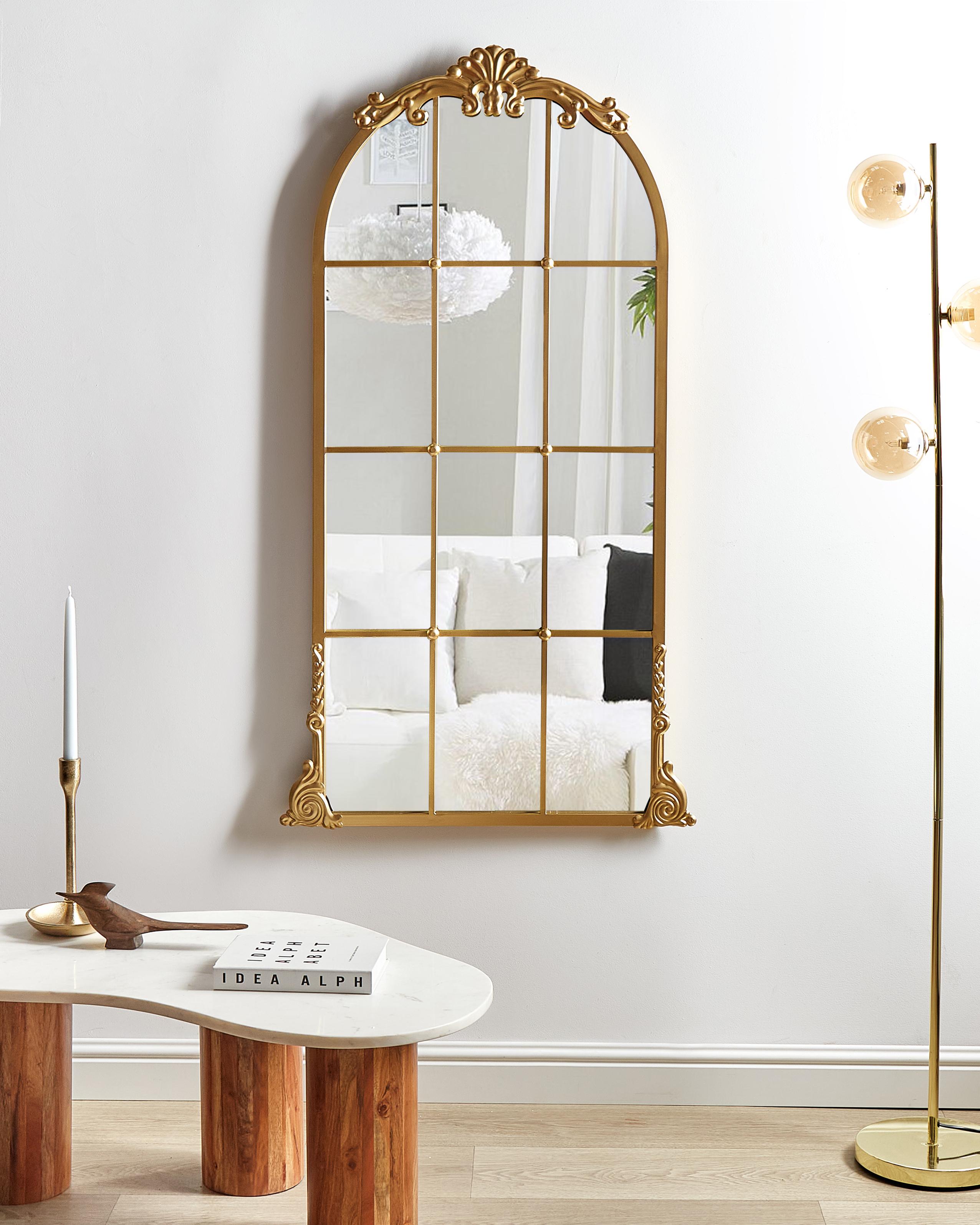 Wandspiegel NOIDAN 66 cm 124 cm Metaal Goud