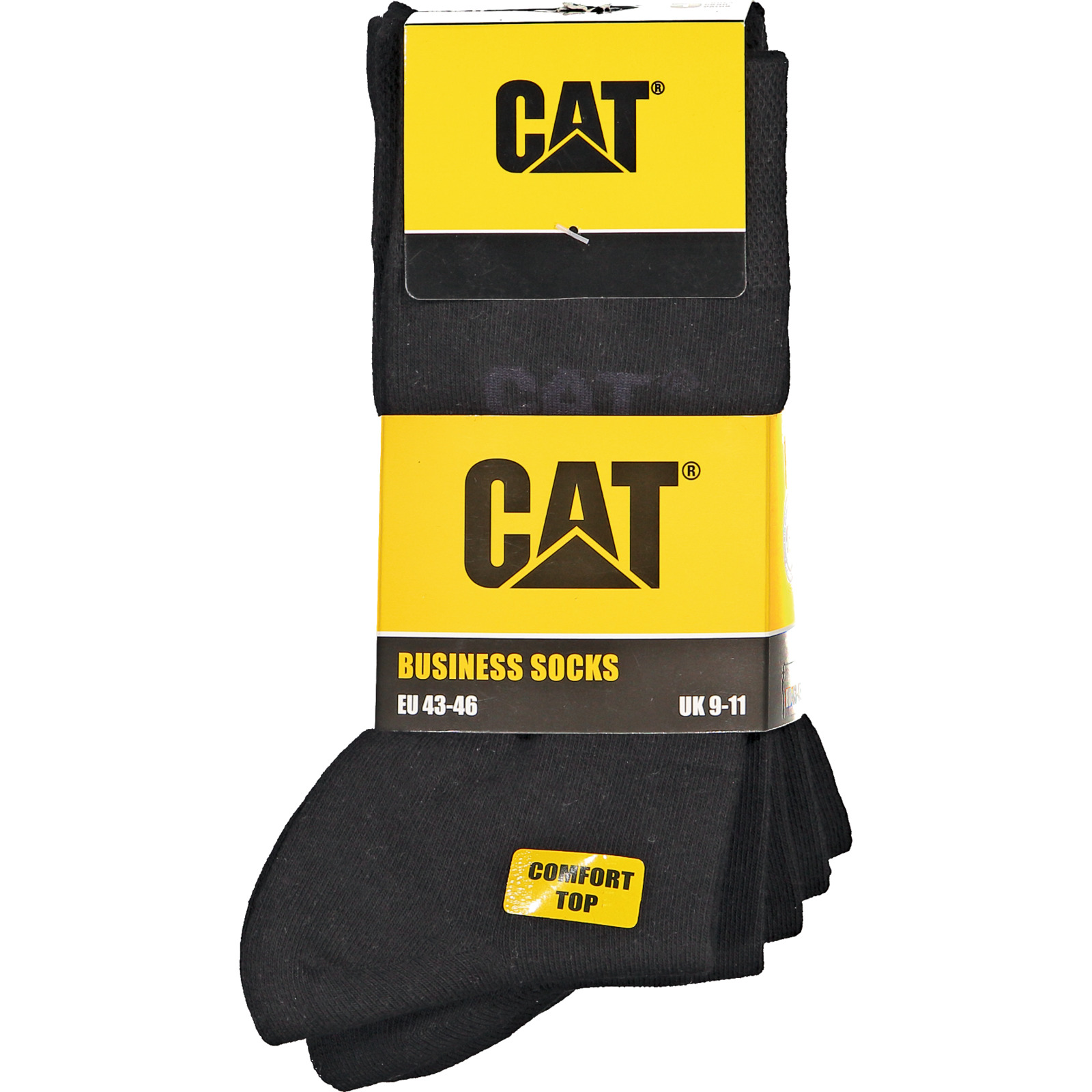 CAT Herren-Business-Socken, 5 Paar 39-42, schwarz