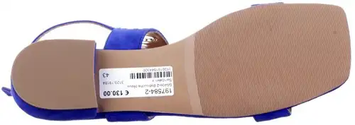 G6404-2 Babouche blauw - maat 45 slipper blauw - maat 45 Calandschoen