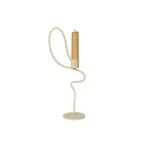 ferm LIVING Valse Lysestage, Cashmere