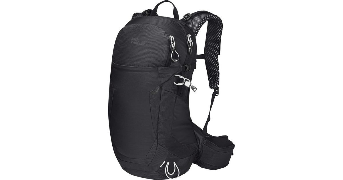 Jack WolfskinCrosstrail 22 ST rugzak  (Zwart, 22 Liter)