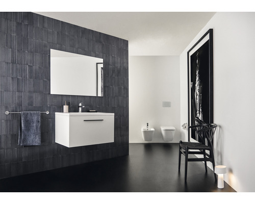 Ideal Standard wandclosetset i.life S, randloos, glanzend wit, met toiletzitting T473801