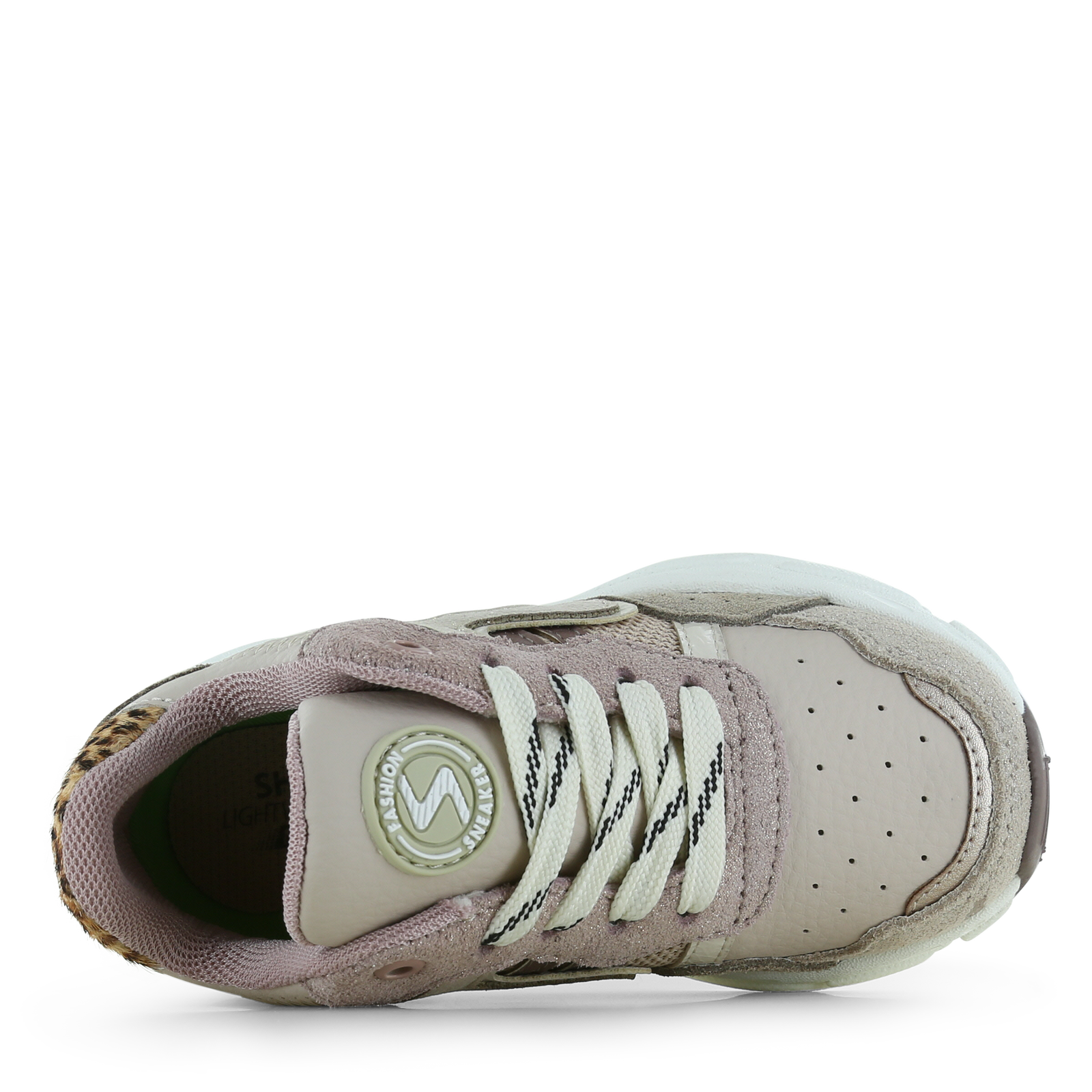 Shoesme beige sneaker Mesh, Microfiber leer, Suède | Sale