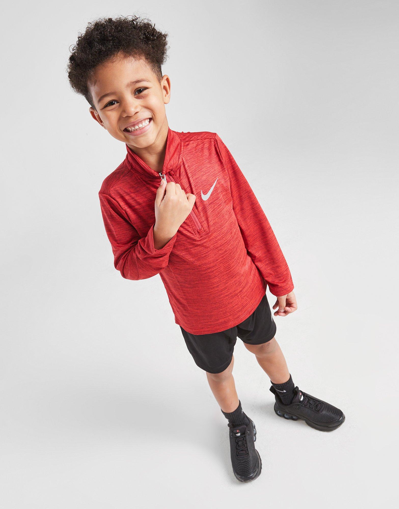 Nike haddad Ensemble Haut Zippé/Short Pacer Enfant