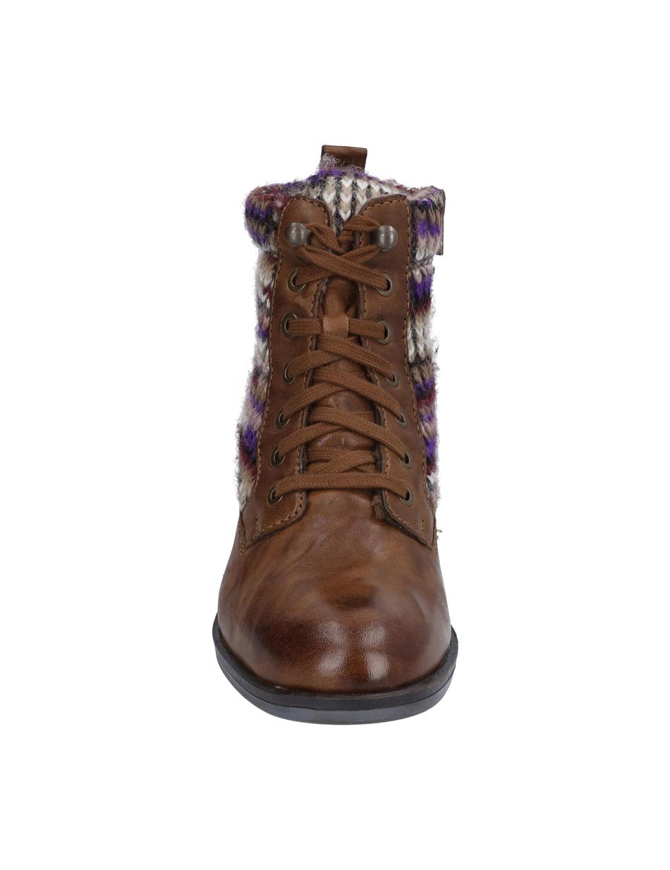 Stiefelette Sanja 17, cognac-kombi
