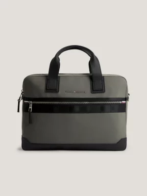 Bolsa para laptop com logotipo em relevo