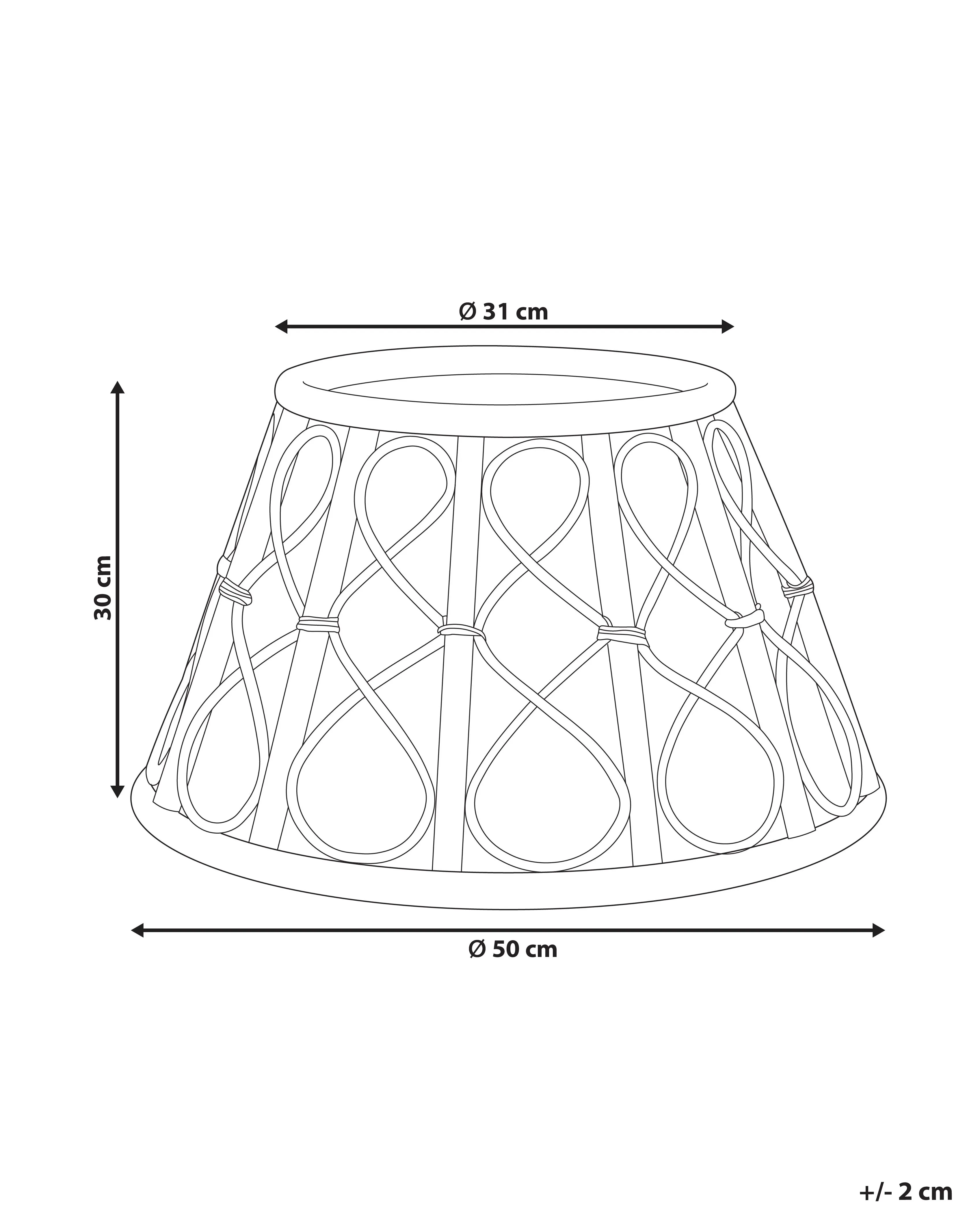 Kerstboomrok AVENT Rotan Natuurlijk 50 cm