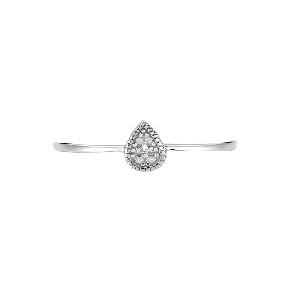 Bague Mon 1er Diamant Or Blanc Diamant