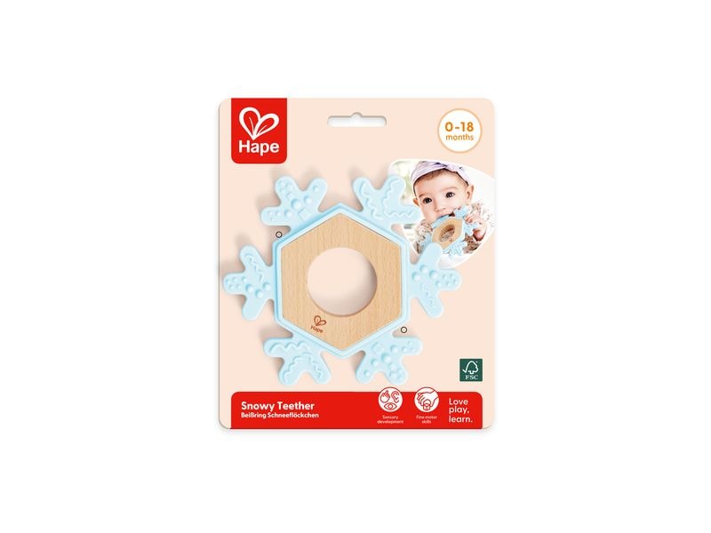 Hape Beissring Schneeflöckchen Entzückender Beissring in Form einer Schneeflocke