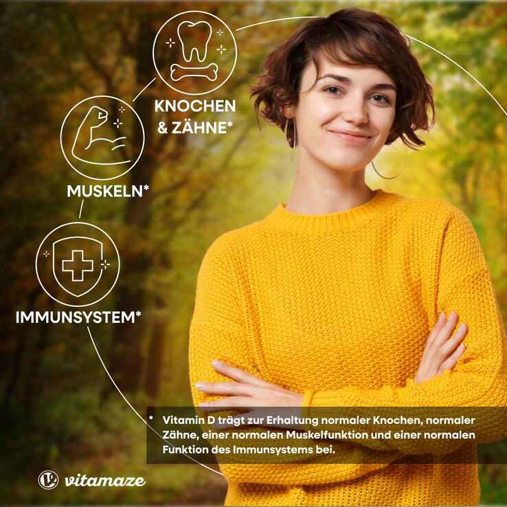 Vitamin D3 1.000 I.E. daily vegetarisch Tabletten, 200 St
