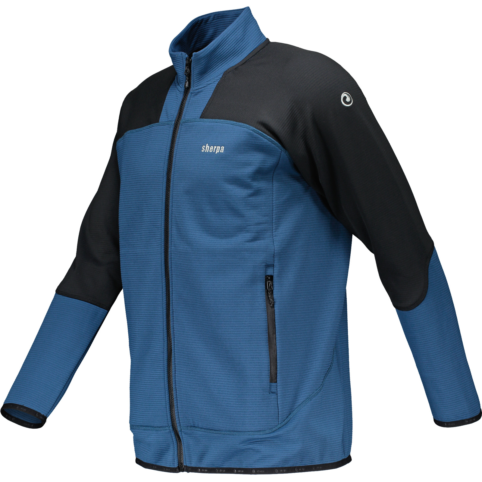 Sherpa Herren-Fleecejacke Ledar L, petrol