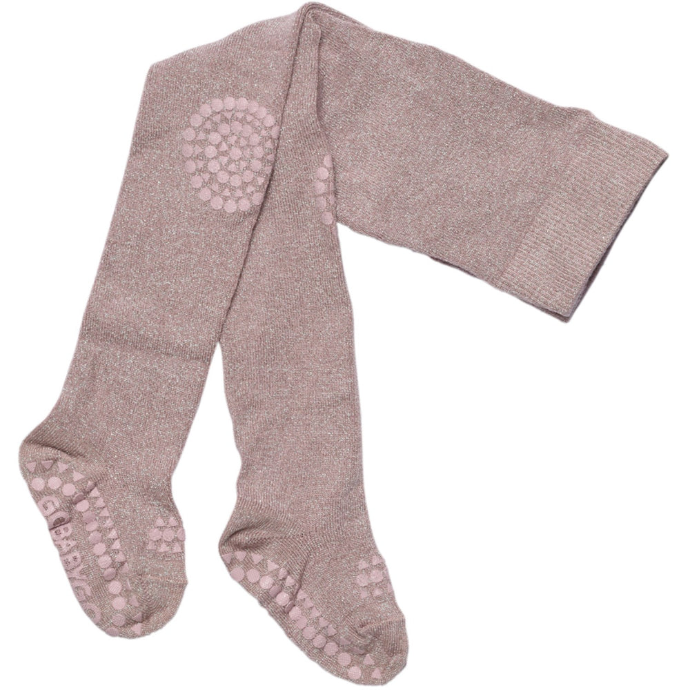 Køb Gobabygo Lavender Glitter (Lilac Shadow) Crawling Tights Glitter Bambus