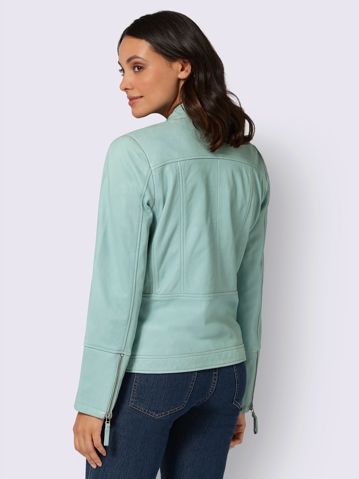 Veste en cuir cuir agneau nappa de qualité