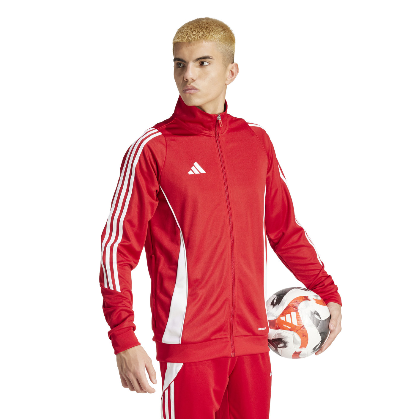 adidas Tiro 24 Trainingspak Rood Zwart Wit