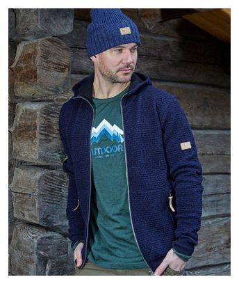 Ivanhoe cardigan Morel Hood Homme pour homme en laine-Gris Argenté Clair