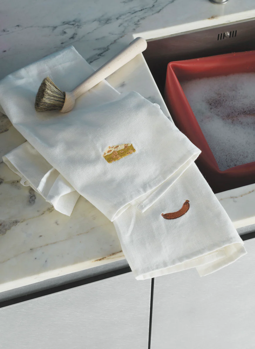 Normann Copenhagen  Yummy viskestykke, Cheese - 50x70 cm.