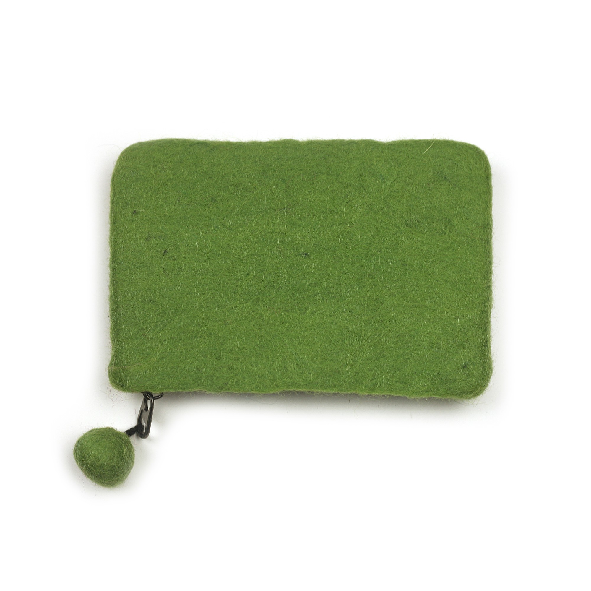 Filz-Etui 'Blumenwiese', oliv, B 16 cm, H 10 cm günstig bestellen