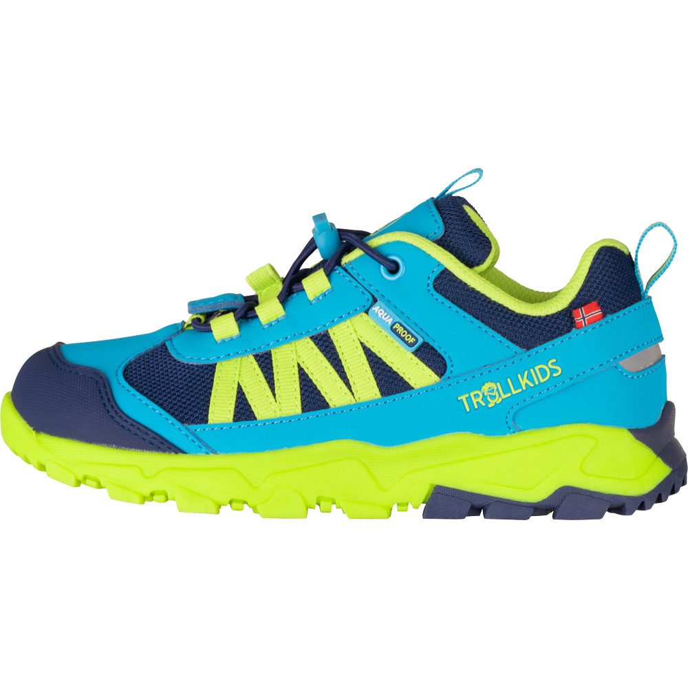 Trollkids Tronfjell Hiker Low Wanderhalbschuhe Kinder pool blue