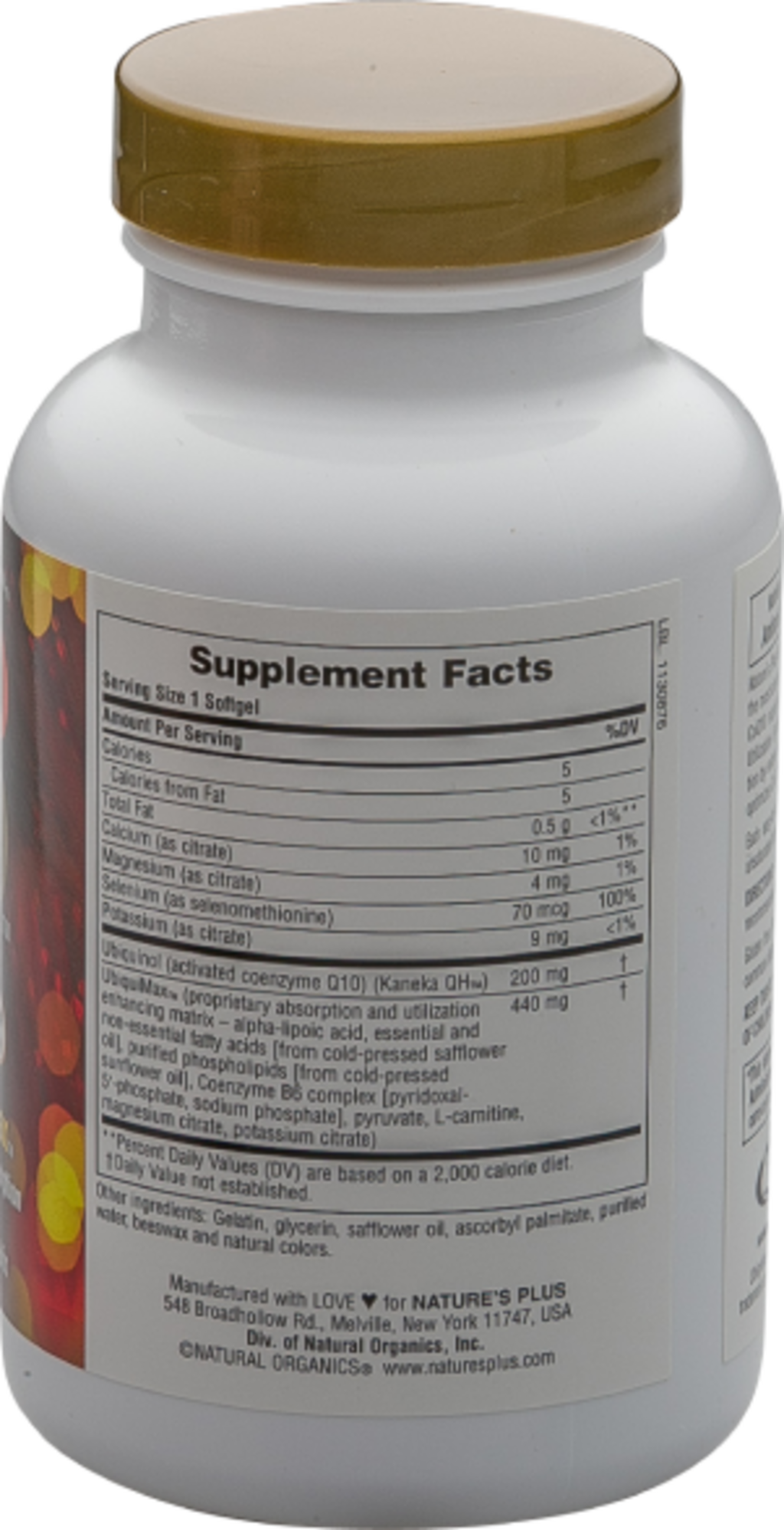 NaturesPlus  Beyond CoQ10 Ubiquinol 200 mg, 60 Softgels