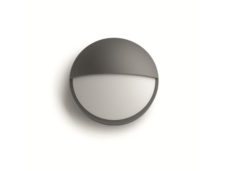 Philips myGarden LED Wandleuchte Capricorn, 600 lm, Anthraz Wandleuchte für den Aussenbereich, 1x 6 W, LED
