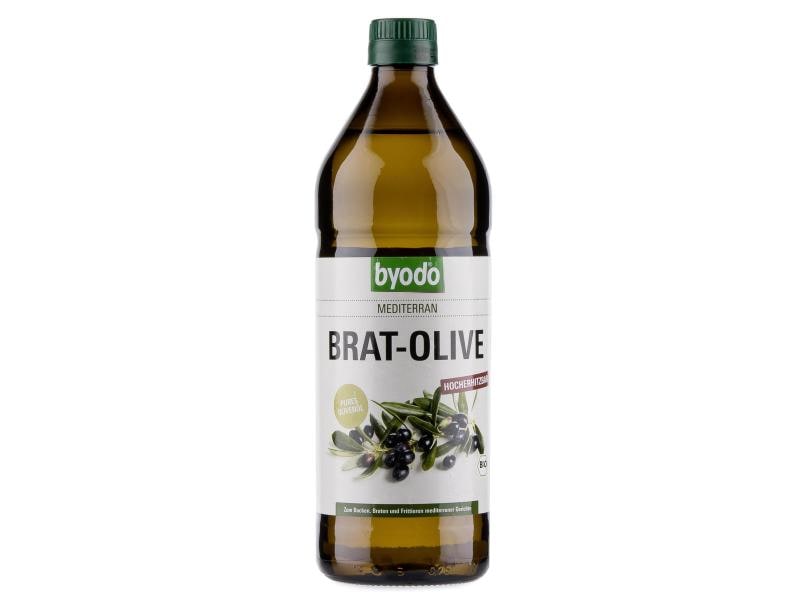 Byodo Olivenöl Brat-Olive Mediterran 750 ml Aromatisches Speiseöl aus Oliven