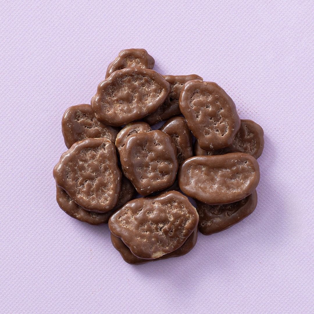 Chocolade melk bananenchips