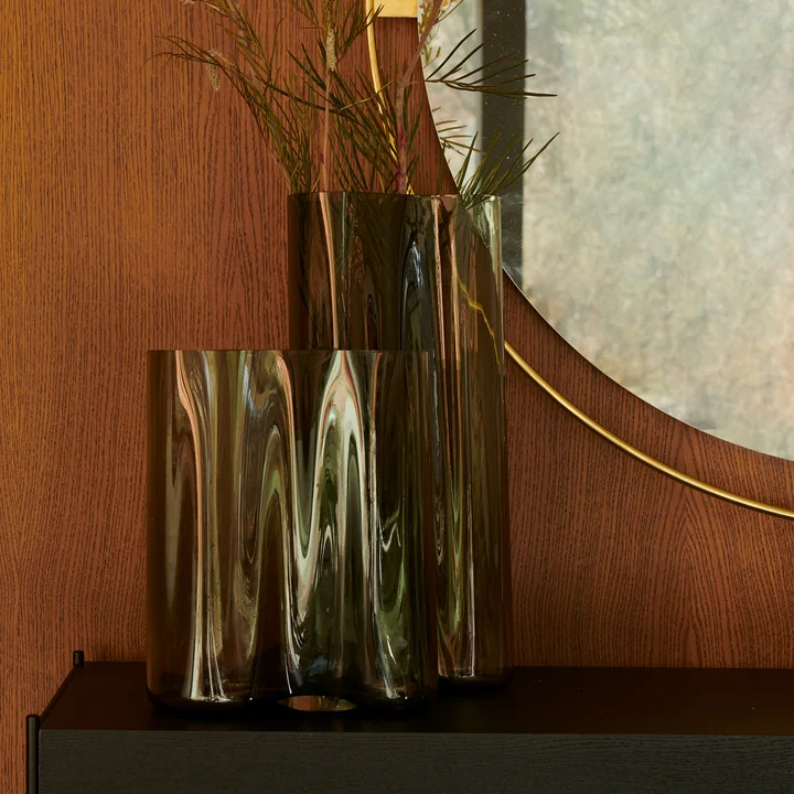 Audo - Aer Vase H 49 cm, smoke