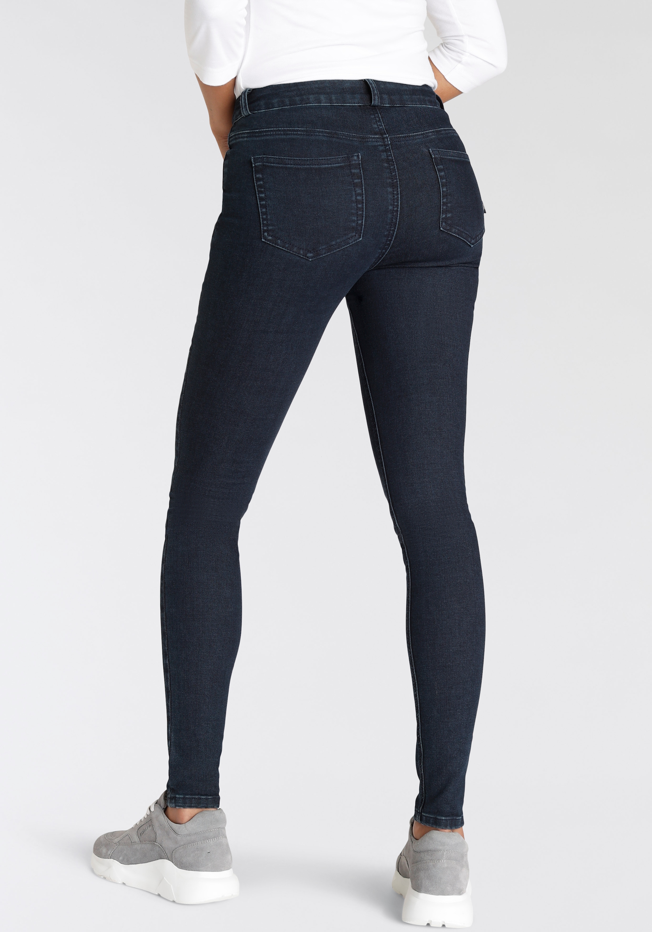 Arizona Skinny-fit-Jeans »Ultra Soft«, hohe Leibhöhe,  lang,  aus Baumwolle, Polyester und Elasthan